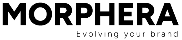 Logo di MORPHERA di colore nero, incluso pay-off
