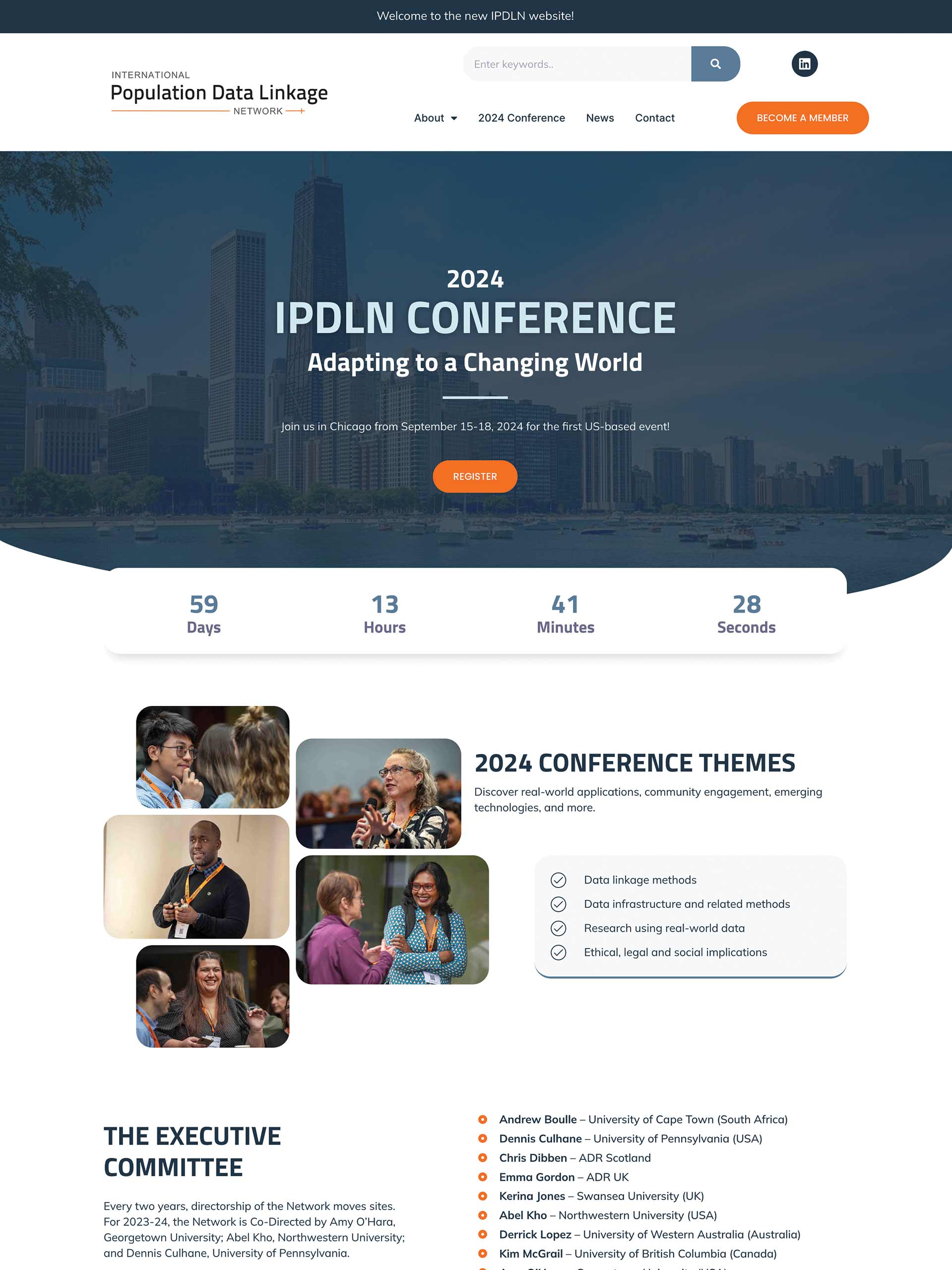 Pagina home del sito web IPDLN