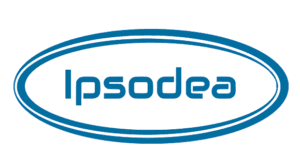 Logo dell'azienda Ipsodea di colore blu